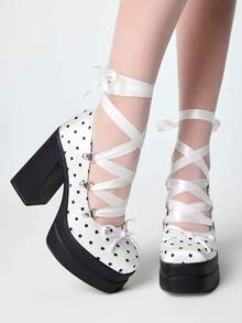 Polka Dot White