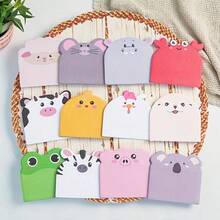 240/360pcs Pieces Of Sticky Notes With Cute Animal Themes Are Suitable For Daily Office Message Scrapbook Decoration DIY Tearable And Writable Stickers And Various Animal-Shaped Sticky Notes (20/30 Pieces Each, A Total Of 12 Sets). - one-size - View 5