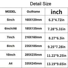 1 Pc 5inch/6inch/7inch/8inch/10inch/A4 PictureFrame Acrylic PhotoFrames Certificate Camp PosterDisplay Stand Frame Rectangle PaperHolder TabletopDecor - transparent - View 4