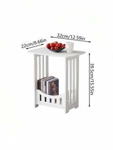 1 Piece Modern Minimalist Side Table Storage Cabinet Nightstand Small Square Table For Bedroom Living Room Sofa End Table Versatile Furniture Space Saving Home Organizer - Multicolor - View 3