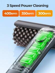 Teckwe Rechargeable Electric BBQ Grill Brush, Automatic Rust Grease Cleaner For Outdoor Barbecue Grilling Grates, Cleaning Tool - A - View 3