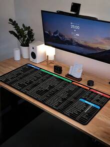 Large Shortcut Mouse Pad Word Excel PPT Hotkey Keyboard Shortcuts For Work Game Office Home Computer Accessory - Mouse Pad - View 6