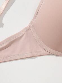 SHEIN 女款鋼圈內衣，1件 - 粉色 - 查看 6
