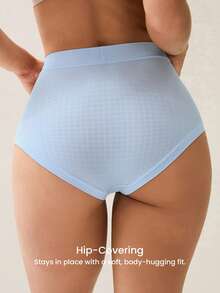 LUVLETTE 2件組中腰基礎款無痕內褲女款內衣套裝-休閒舒適 - 彩色 - 查看 3