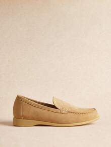 Rosivie Ladies' Easy Slip-On Slim Fit Sailing Loafers Flat Shoes - Brown - View 2
