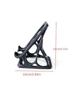 1PC 3D Printed Streamlined Bionic Hollow Plastic Style Skeleton Bone Line Gray Phone Stand Desktop Lazy Holder Creative Portable Decorative Universal Mobile Support Fixed Stand For Office Home Desk Gaming Watching Cell Phone Holder Stand - Multicolor - View 5