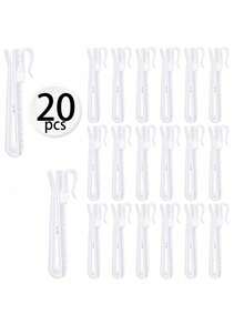 White Plastic Curtain Hooks Adjustable Pleated Curtain Clips Hooks Multi-Purpose Curtain Hooks For Curtains Door Curtains Shower Curtains - multicolor - View 6