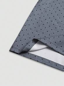 GlowEve CURVE Plus Size Women Elegant Fitted Polka Dot Pattern Skirt Fall - Grey - View 3