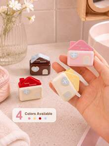 Zazumi 1/4Pcs Press-Open Toothbrush Head Cover Clip, Dustproof Ventilated Portable Toothbrush Protector & Holder For Manual And Electric Toothbrushes, Bathroom Counter, Travel, Hotel, Daily Oral Care Storage & Holiday Gift - View 5