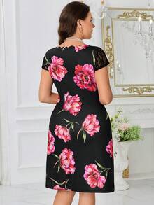 Miaspire Women's Plus Size Printed Elegant Bodycon Dress Autumn Outfit For Women Wedding Guest Dresselegant Dresses For Women Wedding Guest Dress - Multicolor - View 2