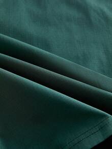SWAVVY Men's Letter & Number Print Casual Versatile Daily Wear Shirt - Dark Green - View 6