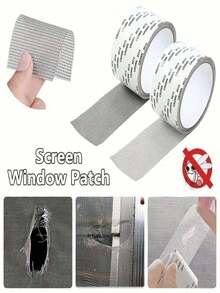 Self-Adhesive Window Screen Repair Tape, Waterproof Mosquito Net Repair Tape, Durable And Easy To Repair Holes Or Cracks On Window Screens And Doors - multicolor - View 5