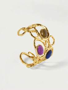 Glisma Gelang Bohemian Elegan, Mewah, dan Bergaya Retro yang Cantik dan Ringan - pola geometris - View 4