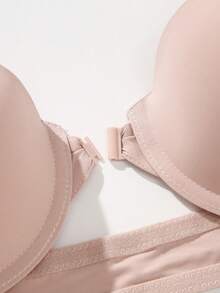 SHEIN 女款鋼圈內衣，1件 - 粉色 - 查看 3