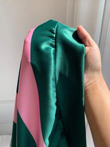 SHEIN EZwear 女士休闲套头卫衣，韩版风格，时尚百搭，适合外穿，彩色条纹图案设计，适合街拍，适合露营，春夏皆宜，也是春夏返校季的理想之选。 - 彩色 - 查看 6