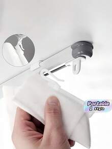 White Plastic Curtain Hooks Adjustable Pleated Curtain Clips Hooks Multi-Purpose Curtain Hooks For Curtains Door Curtains Shower Curtains - multicolor - View 1