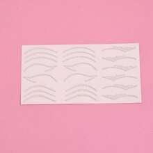 1PC Self Adhesive Glitter Sparkle Shimmer Shiny Colorful Eyeliner Style Face Body Art Temporary Tattoo Stickers Decals For Music Festival Retro Vintage Halloween Masquerade Party Carnival Costume Eye Corner Decoration Accessory - White - View 9