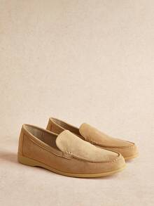 Rosivie Ladies' Easy Slip-On Slim Fit Sailing Loafers Flat Shoes - Brown - View 4