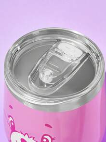 SHEIN X Care Bears 360 ml / 12 oz 不鏽鋼杯，防漏蓋，適用熱飲/冷飲，適用於大多數杯架，禮品首選 - 粉色 - 查看 3