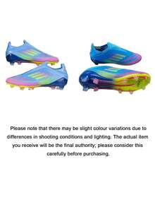 1 Pair New Seamless Soccer/Football & Rugby Cleats, Low-Top Design With Long Heel Studs. Wear-Resistant, Anti-Slip And Excellent Traction, Unisex For Adults - Cadet Blue - View 8