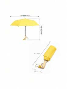 Joivida 1pc Cute Folding Umbrella, 8 Ribs Manual Operation Umbrella, Durable Material Portable Umbrella For Daily & Outdoor - Multicolor - View 12