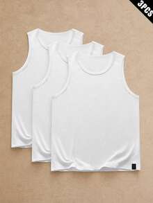 HIMLAND Men's Three Psc Vest - White - View 2