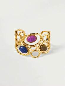 Glisma Gelang Bohemian Elegan, Mewah, dan Bergaya Retro yang Cantik dan Ringan - pola geometris - View 2