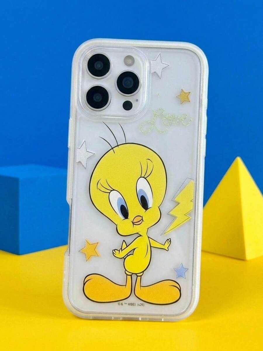 LOONEY TUNES X SHEIN Stylish Printed Protective Case Design, Fashionable Phone Case Compatible With IPhone - Multicolor - View 1