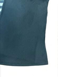 GlowEve CURVE Camiseta de hombros descubiertos con diseño de bloques de color a rayas, moda de talla grande - Albaricoque - Ver 5