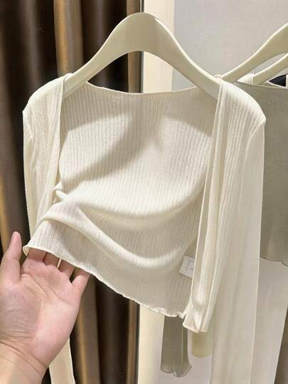 Franclia Casual Commute Minimalist Style Spring/Summer Women's Thin Jacket