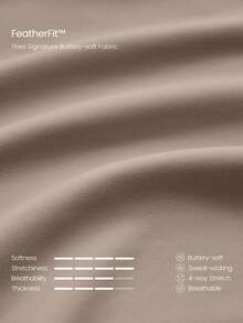 GLOWMODE FeatherFit™ Slim-It Streamline Performance Secure Pockets Zip Up Long Sleeve Jacket Low Impact Yoga Pilates Daily Spring Summer - Khaki - View 6
