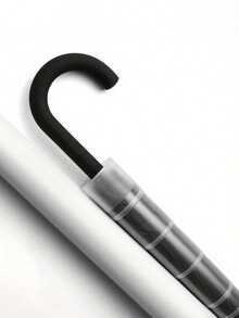 1pc Waterproof Plastic Umbrella Cover, Telescopic Umbrella Sleeve With Drip Protector, Transparent,Waterproof And Durable, Easy To Store,Suitable For Travel And Outdoor Use, Travel Hiking Essentials, Portable Tools, Summer Essentials, Summer Portable - White - View 4