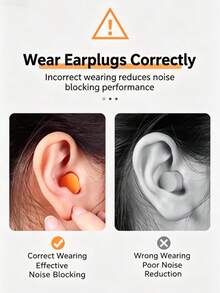 1set Sleep Soundproof Ear Muffs, Adjustable Hook And Loop Eye Mask, With Earplugs For NoiseBlocking Without Pressing Ears, Suitable For Sleeping, Napping, And Night Use ThroughoutThe Year.For Bedroom,Travel, Office, School/Easter/Bedroom Accessories - multicolor - View 13