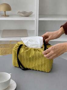 Muroi Mono Kotak Kertas Mengkilap dengan Rumbai Gaya Ins, Set Dekorasi Ruang Tamu dan Dapur, Kotak Penyimpanan Kecil dari Kain, Kotak Tisu Lucu, Kotak Serbet Modern, Dekorasi Kotak Kertas Lucu, Kotak Tisu Gaya Nordik untuk Ruang Tamu, Ruang Belajar, dan Kamar Tidur. - MultiWarna - View 11
