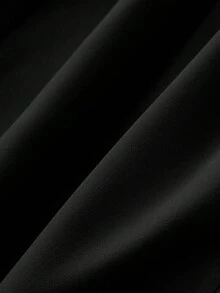 Franclia 女款黑色夏季性感時尚夜出兩件套，對比色蝴蝶結前襟百褶短版背心與短褲套裝，度假休閒套裝 - 酒紅色 - 查看 4