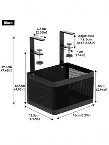 1 Buah Rak Penyimpanan Bawah Meja Multifungsi Kapasitas Besar, Kokoh, Hemat Ruang, Mudah Dipasang Tanpa Pengeboran, Dapat Diatur, Keranjang Gantung, Laci, Pemasangan Samping untuk Kantor, Gaming, Workstation, Rumah, Asrama, Ruang Belajar, Alat Perapi Meja, Tempat Alat Tulis - warna-warni - View 2