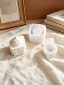 European-Style Relief Dome Castle Storage Box Silicone Mold Diy Gypsum Cartoon House Candlestick Epoxy Mold. - Castle - View 8