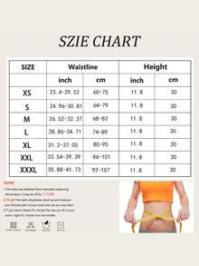 Women Waist Trainer Corset Belt, Neoprene Tummy Shaper With 3 Row Hooks And Gold Zipper, Firm Compression Belly Band For Postpartum Recovery, Back Support For Gym Workout Slimming, Black - Black - View 6