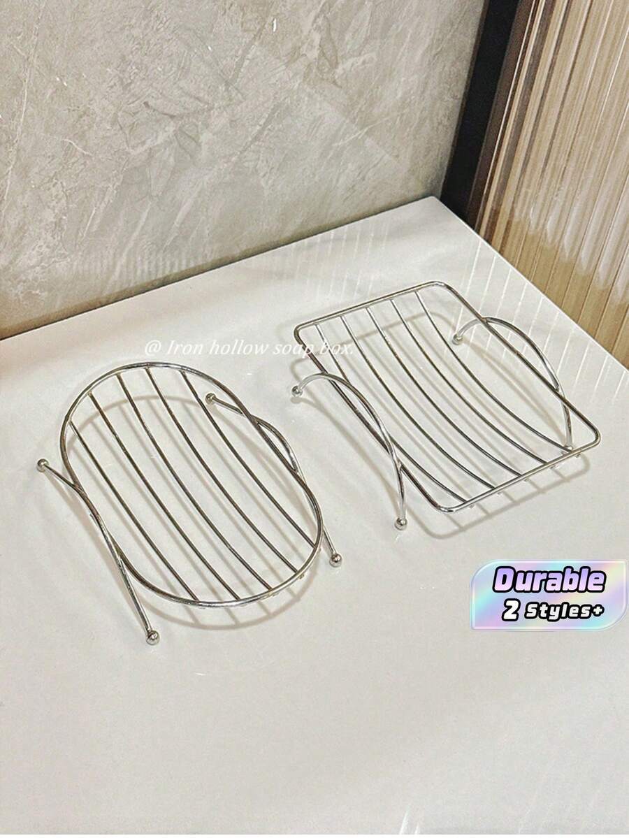 Cirelle New Style Drain Box Storage Rack For Student Dormitories, Metal Soap Dish For Home, Bathroom & Toilet - multicolor - View 1
