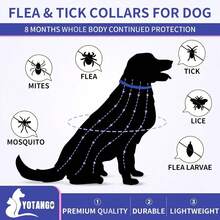 4 Pcs Tick Collars For Cats And Tick Collars For Dogs. These Waterproof And Adjustable Collars Fit Both Adult And Young Cats And Dogs, Are Available In Multiple Colors, Odorless And Non-Greasy, And Can Kill Fleas, Ticks And Their Larvae - Purple - View 4
