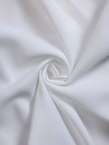 Elegantrix 大尺碼女款秋冬收腰蕾絲拼接優雅通勤襯衫 - 黑與白 - 查看 4