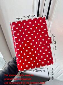 A5 Polka Dot PU Leather Photocard Binder Idol Card Collection Organizer Album - Rectangle - View 11