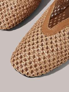 Styleloop Ladies, Willow Nails, Buckles, Flat Shoes. - Brown - View 5