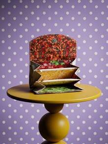 superFUNNYmarket Portefeuille de grande capacité en forme de pancake, portefeuille pliable amusant avec clip à pression, sac à main portable avec poche à monnaie multi-fentes, pour les courses quotidiennes, les voyages, les rendez-vous, les cadeaux d'anniversaire et de vacances, mini sac à main à la mode et excentrique en forme d'aliment, accessoires de sac de rangement - Multicolore - Voir 2