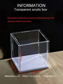 Collectible Display Box, Assembleable Transparent Acrylic Box, Alternative To Glass Display Box, Suitable For Displaying Figurines, Home Storage, And Organizing Toys - Multicolor - View 22