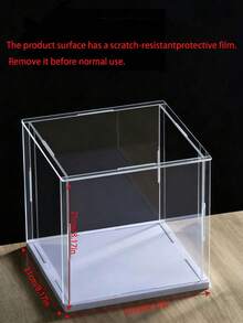Collectible Display Box, Assembleable Transparent Acrylic Box, Alternative To Glass Display Box, Suitable For Displaying Figurines, Home Storage, And Organizing Toys - Multicolor - View 7