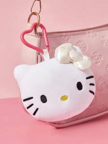 HELLO KITTY AND FRIENDS | SHEIN 1個可愛卡通貓咪吊飾，優雅時尚，可掛在包包與鑰匙上 - 白色 - 查看 2