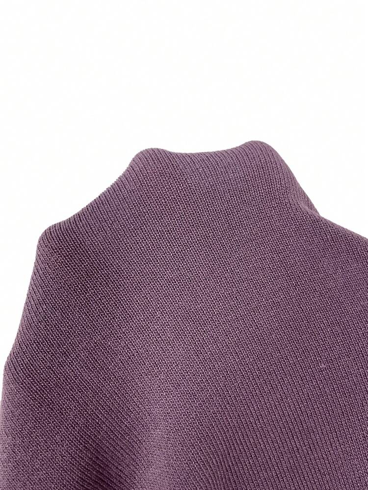 Easowa Cárdigan de unicolor casual y versátil para uso diario de mujer - Morado - Añade 6