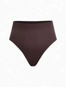 Slumbrini 7pcs/Set Plus Size Seamless G-String Panties, Sexy & Fashionable Casual Comfortable Home-Wear Solid Color & Leopard Print, Gift For Birthday, Valentine's Day, Christmas, Halloween - Multicolor - View 8