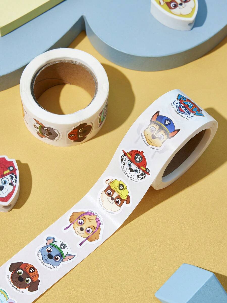 SHEIN | PAW Patrol Cartoon Stickers, Sticker Set, Multi-Color Stickers, Suitable For Laptops, Water Bottles, Scrapbooks And DIY Handmade - multicolor - View 1